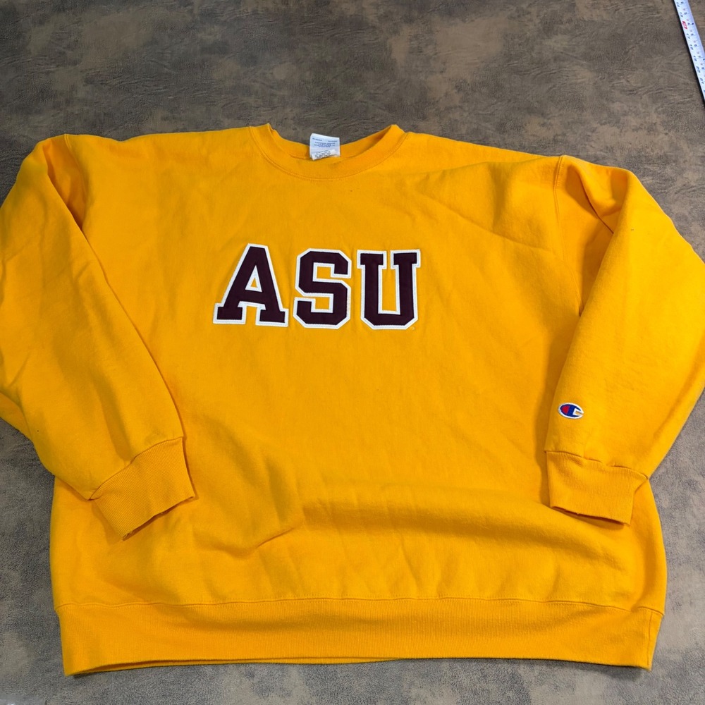 Champion Sweatshirt Mens XL ASU Arizona State University Crewneck Pullover